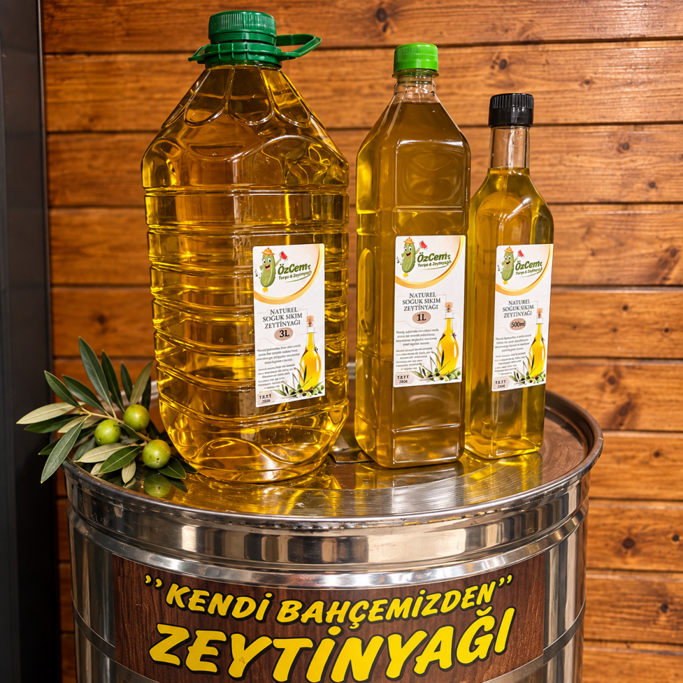 Soğuk Sıkım Gemlik Zeytinyağı