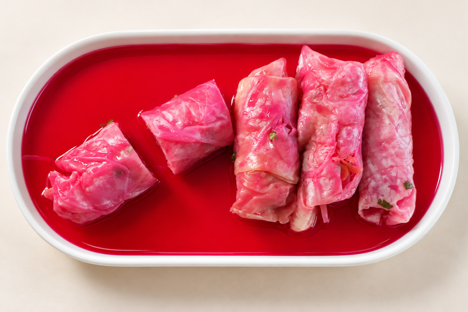 Kırmızı Lahana Dolma Turşusu